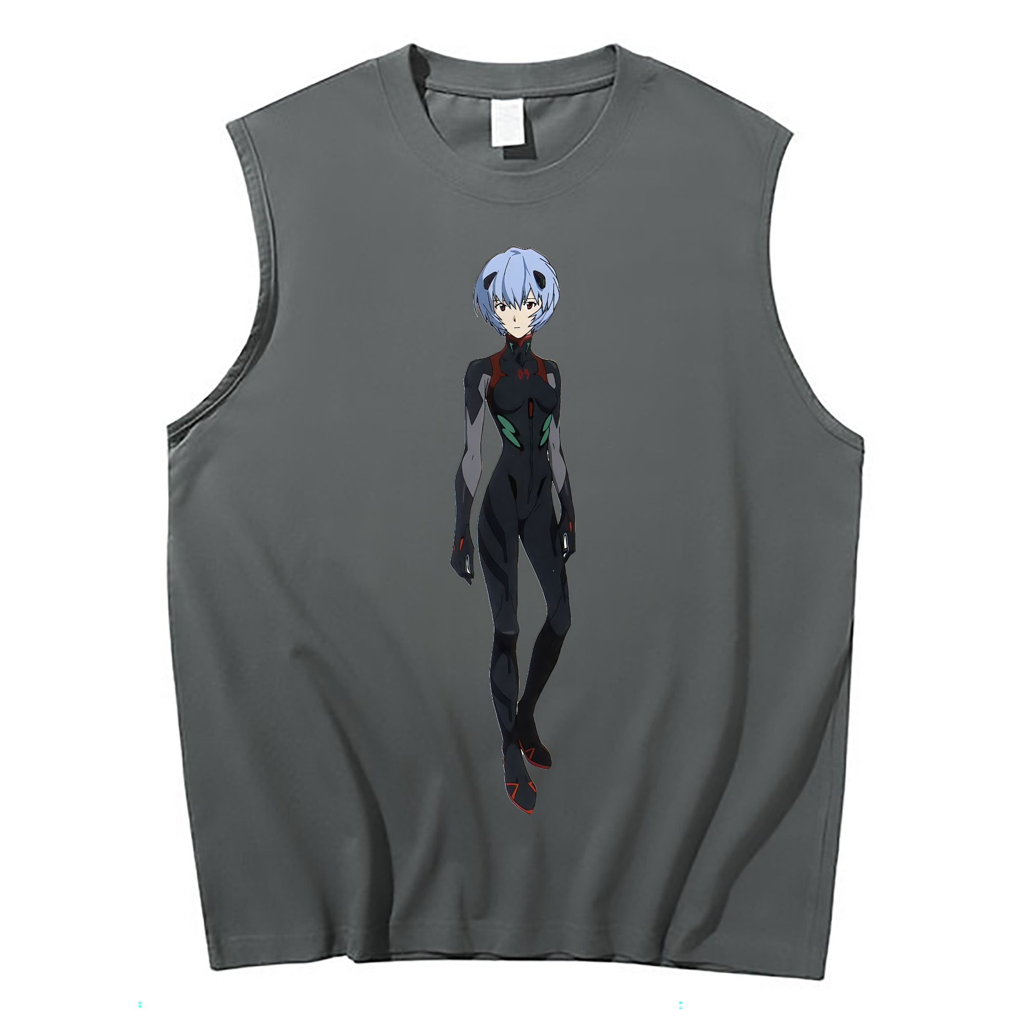 （画像用） EVA 新世紀エヴァンゲリオン コットン100％タンクトップ（フロントプリント）
